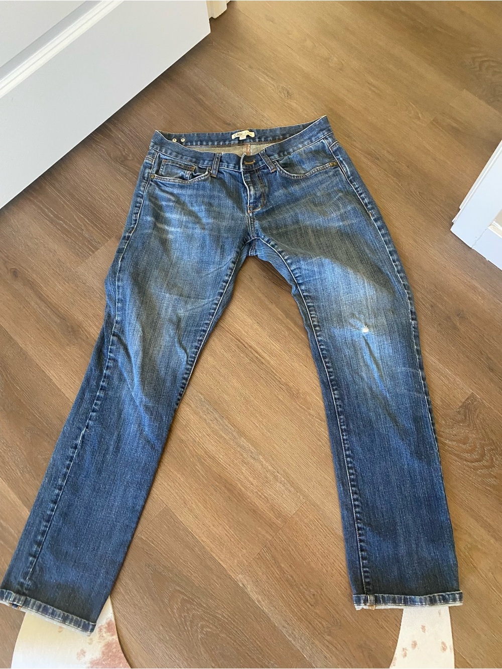 CAbi Women's Straight Leg Jeans - Classic Blue Wash